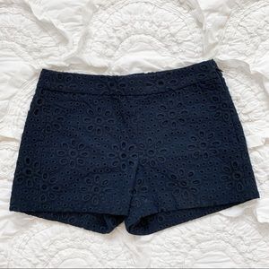 J Crew Pinwheel Eyelet Shorts
